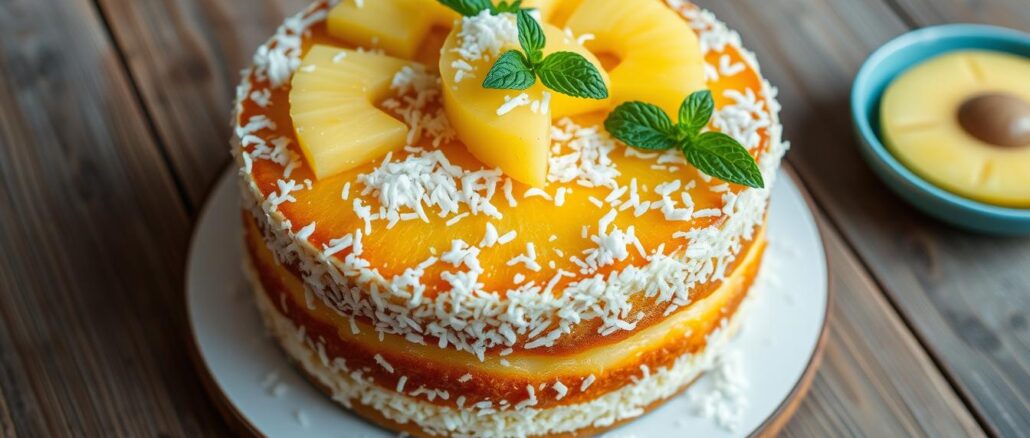 Ananas-Kokos-Kuchen