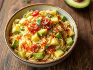 Avocado-Bacon-Orzo Rezept