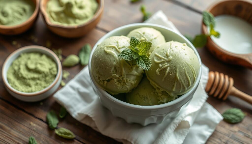 Einfaches Matcha-Eis Rezept