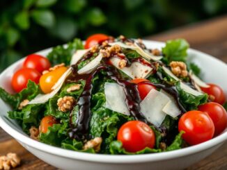 Grünkohl-Salat mit Balsamico & Parmesan