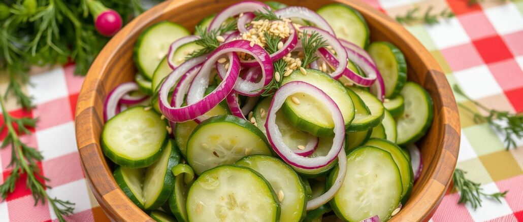 Gurken-Essig-Salat Rezept