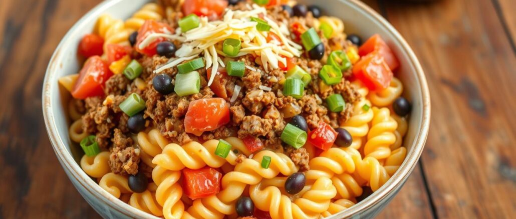 Käsiges Taco Pasta