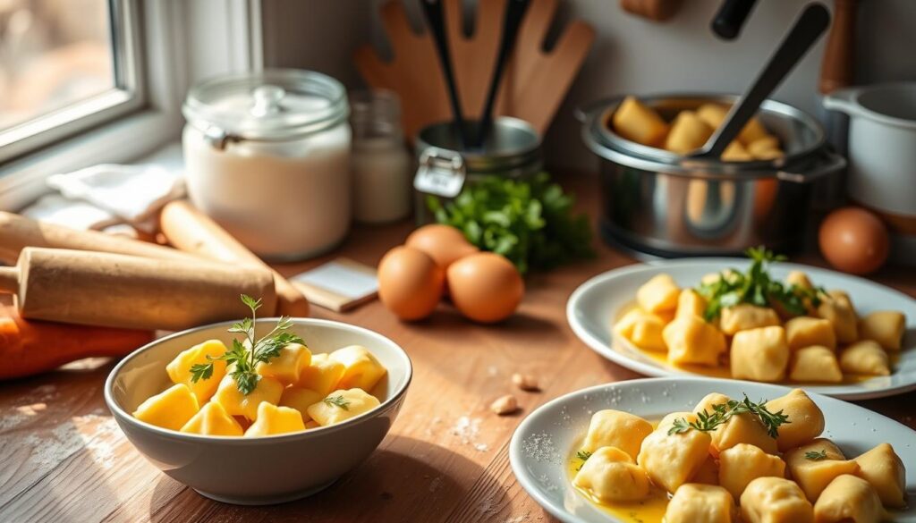 Kochanleitung für Gnocchi