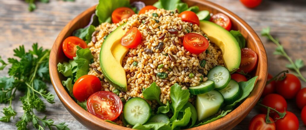 Quinoa-Avocado-Kichererbsen-Salat