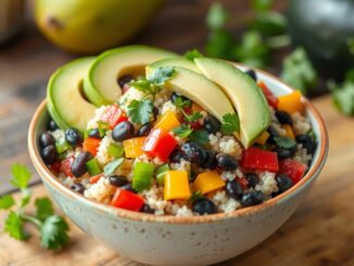 Quinoa-Schwarze-Bohnen-Salat