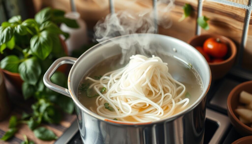 Reisnudeln richtig kochen