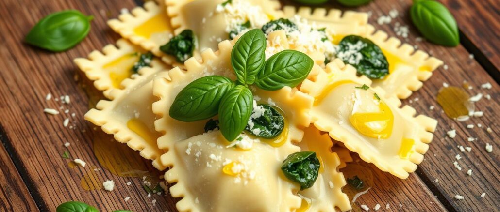 Spinat-Ricotta-Ravioli