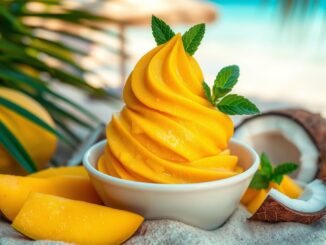 veganes Mango-Eis